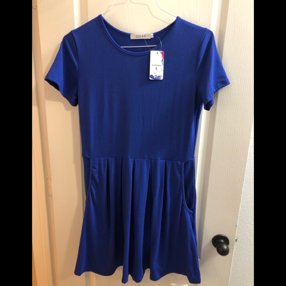Blue dress